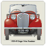 Singer Nine Roadster 1939-49 Coaster 2